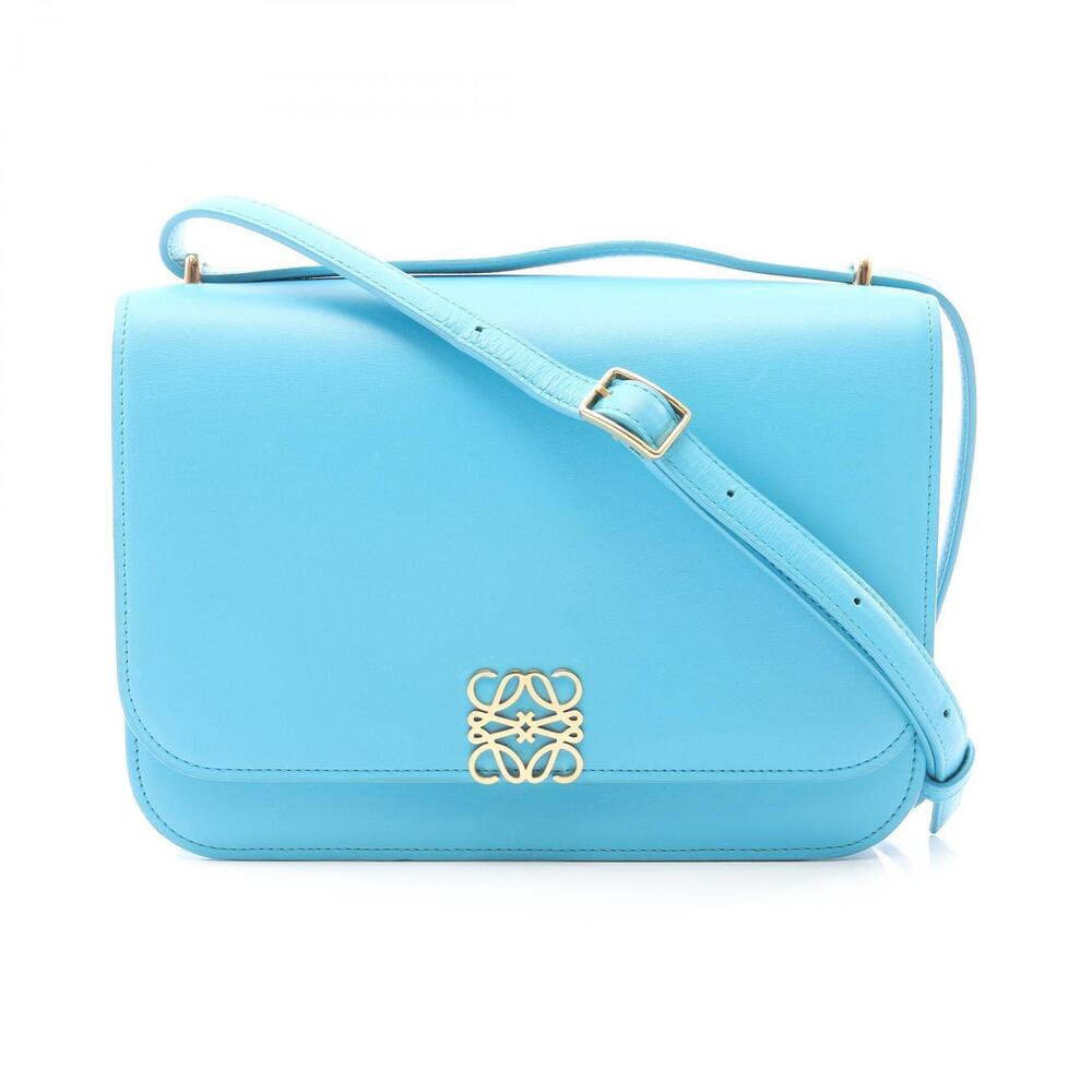 Loewe Goya Shoulder Bag Leather Blue